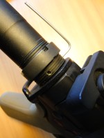 due grani a brugola mantengono estremamente saldo il tubo del calcio.